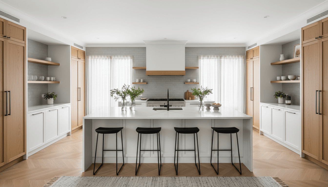 Newly remodeled kitchen in Sandy home flip project